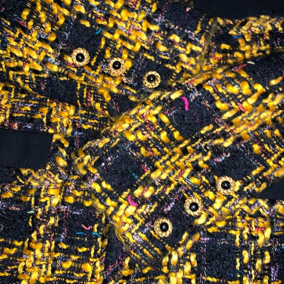 Vintage Carlisle Plaid Tweed Blazer Clueless Style Wool - Picture 4 of 13